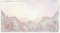 Ornate floral lace border with intricate scrollwork and botanical motifs on soft pastel background, suitable for wedding invitations and elegant design projects.