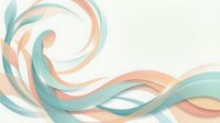 Abstract flowing waves in soft pastel colors creating dynamic movement on light background for modern design projects and creative layouts.