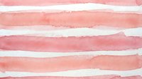 Watercolor pink coral stripes pattern with hand painted brush strokes on white background for feminine design projects and creative artwork applications.