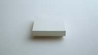 White blank business cards stack on clean background for corporate branding and professional identity design mockup templates.