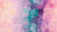 Abstract geometric composition with layered squares in soft pink, lavender, teal, and cream tones creating depth and movement. Suitable for backgrounds, wallpapers, and modern design projects.