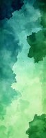 Abstract watercolor background in emerald and turquoise tones with organic flowing shapes creates dreamy atmospheric effect for wall art and textile design.