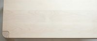 Light wood surface with subtle grain texture and rounded corner detail, suitable for backgrounds, design mockups, and product presentations.