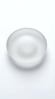 Transparent glass sphere isolated on white background, suitable for design projects, web graphics, and digital compositions.