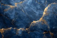 Luxurious blue marble texture with golden veins and cracks creating elegant natural stone pattern for interior design and decorative applications.
