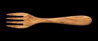 Wooden fork with natural grain texture, isolated on transparent background. Great for kitchen clipart, T-shirt design, print on demand, stickers, and sublimation projects.