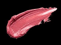 Rose pink lipstick stroke isolated on transparent background, ready for beauty, cosmetics, and makeup design projects, t-shirt designs, clipart, and print-on-demand products.