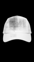 White blank baseball cap isolated on transparent background, ready for mockup, print on demand, t-shirt design, clipart, stickers, and sublimation projects.