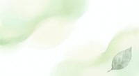 Soft green watercolor background with delicate leaf element for natural organic design projects and eco-friendly branding materials.