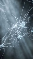 Glowing neural network pathways with bright white connections and nodes against dark smoky background, representing brain activity, artificial intelligence, technology, and digital communication systems.