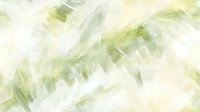 Soft brushstrokes in gentle green and cream tones create abstract organic texture with dynamic movement and ethereal light effects, suitable for modern interior design.