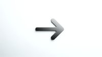 Modern gray arrow icon pointing right on white background for web design, navigation, and user interface elements.
