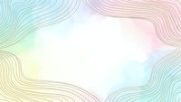Pastel rainbow gradient background with flowing curved lines creating organic wave patterns for modern design projects and creative presentations.