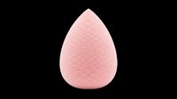 Pink beauty sponge isolated on transparent background, ready for makeup, cosmetics, and design projects. Perfect for t-shirts, clipart, stickers, and print-on-demand products.