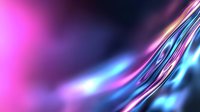 Vibrant abstract background with flowing pink and blue waves creating dynamic motion effect, soft blurred gradients and light streaks for modern design projects.