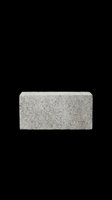 Concrete brick isolated on transparent background, ready for design use in architectural graphics, construction clipart, building materials, print-on-demand products, and digital design projects.