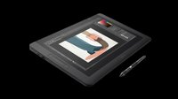 Graphic tablet with stylus pen isolated on transparent background, ready for digital art, design work, and creative projects on t-shirts, stickers, and print-on-demand products.