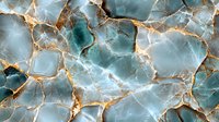 Luxurious turquoise marble texture with golden veins creating an elegant natural stone pattern. Abstract background for interior design and luxury surfaces.