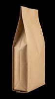 Kraft paper bag isolated on transparent background, ready for T-shirt design, stickers, clipart, print on demand, and sublimation projects.