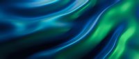Glowing neon waves in blue and green create a dynamic, flowing abstract background suitable for tech, digital design, and modern creative projects.