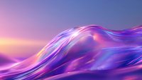 Vibrant abstract waves in purple and pink hues flow across a luminous background creating dynamic motion and energy, suitable for modern tech and creative designs.
