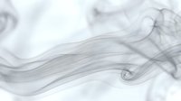 Abstract gray smoke waves flowing gracefully on white background creating elegant ethereal patterns for modern design projects and artistic compositions.