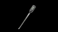 Digital meat thermometer with probe isolated on transparent background, ready for clipart, stickers, print on demand, sublimation, and t-shirt design use.