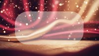 Futuristic holographic display screen with glowing particles and light rays in cosmic space environment for technology presentations and digital interfaces.