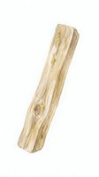 Wooden stick or log isolated on white background, suitable for design, clipart, and craft projects.