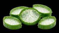 Fresh lime slices isolated on transparent background, ready for culinary designs, recipe graphics, beverage packaging, t-shirt prints, stickers, and print-on-demand products.