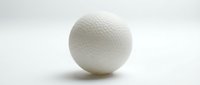 White textured sphere isolated on neutral background, suitable for design projects, web graphics, and commercial applications.