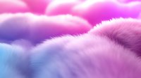 Dreamy abstract background with soft fluffy clouds in pink, purple and blue gradient colors creating ethereal atmospheric mood for fantasy designs.