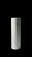 Fluted marble column isolated on transparent background, ready for T-shirt design, stickers, print on demand, sublimation, and clipart projects.