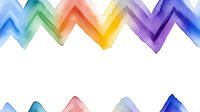 Colorful zigzag chevron stripes in rainbow hues isolated on white background, ready for design projects, web graphics, and creative layouts.