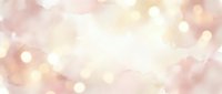 Soft pink and gold bokeh lights creating dreamy abstract background with warm glowing circles and gentle blur effects for romantic designs.
