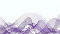 Purple flowing wave lines creating dynamic abstract pattern on light background for modern digital design projects.