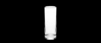 Empty tall glass isolated on transparent background, ready for beverage mockups, product design, t-shirt graphics, clipart, stickers, and print-on-demand projects.