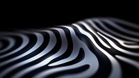 Abstract flowing black and white striped waves creating dynamic curved patterns with smooth gradients and modern geometric design for contemporary projects.