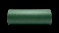 Rolled green yoga mat isolated on transparent background, ready for fitness, wellness, and exercise design projects including t-shirts, clipart, and print-on-demand products.