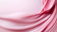 Soft flowing pink waves create elegant abstract background with smooth silky texture and gentle curves, suitable for luxury beauty and wellness designs.