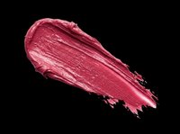 Vibrant magenta lipstick stroke isolated on transparent background, ready for beauty product design, cosmetics packaging, makeup tutorials, and digital art projects.