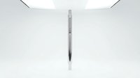 Sleek metallic ballpoint pen isolated on white background, ready for design projects, stationery mockups, and office supply graphics.