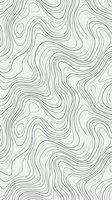 Black and white abstract topographic line pattern with flowing wavy curves, tiles into a seamless background for wallpaper, textile, and print design.