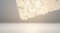 Natural handmade paper texture with organic fibers and rough edges on neutral background for craft projects and artistic designs.