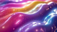Abstract flowing liquid waves with vibrant pink purple blue gradient colors and sparkling light effects for modern digital backgrounds and creative designs.