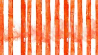 Vibrant orange watercolor stripes pattern on white background, alternating with clean spaces creating modern minimalist rhythmic design for textile and wallpaper.