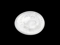 Clear gel blob with water droplets isolated on transparent background, ready for design use on t-shirts, stickers, sublimation products, and print-on-demand items.
