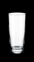 Clear tall drinking glass isolated on transparent background, ready for t-shirt design, clipart, stickers, print on demand, and sublimation projects.