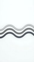 Abstract flowing waves in grayscale tones on white background for modern design projects and contemporary graphic layouts.
