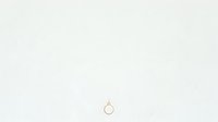 Minimalist gold pendant necklace with circular geometric design on white background, isolated jewelry clipart for fashion design and e-commerce use.